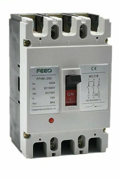 Moulded Case Durable AC MCCB Circuit Breaker Switch